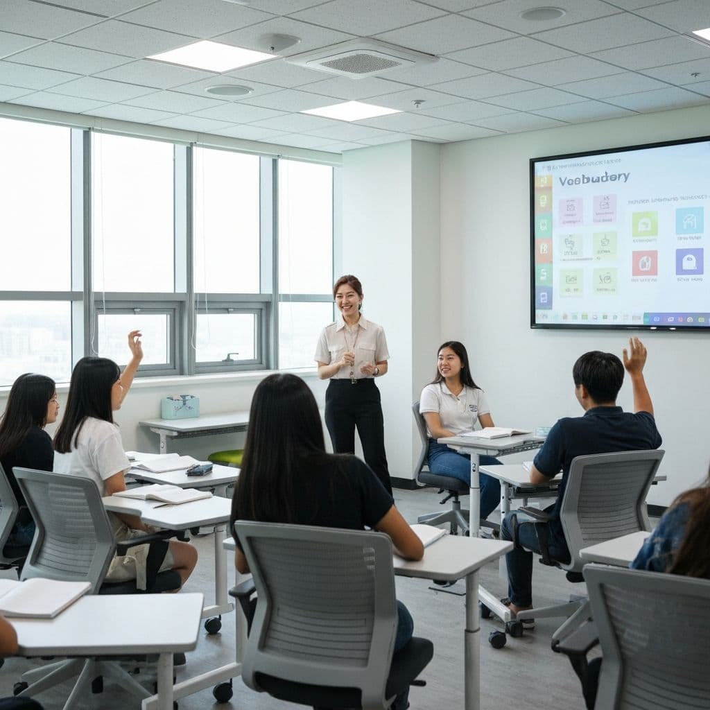 영어 수업 장면